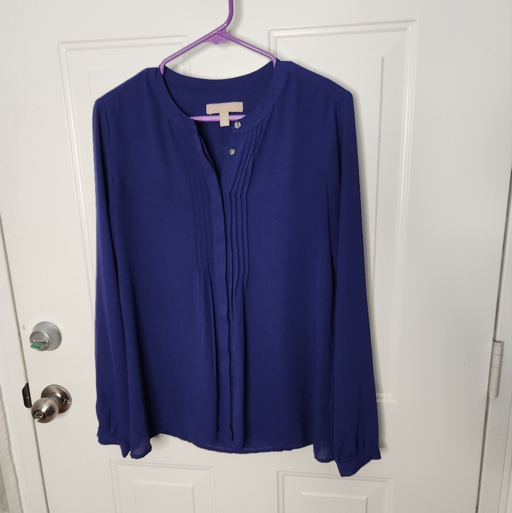 Banana Republic Dark Purple Blouse Size Small